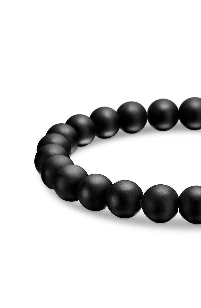 David Yurman Men's Spiritual Beads Bracelet, Alternate, color, Black Onyx