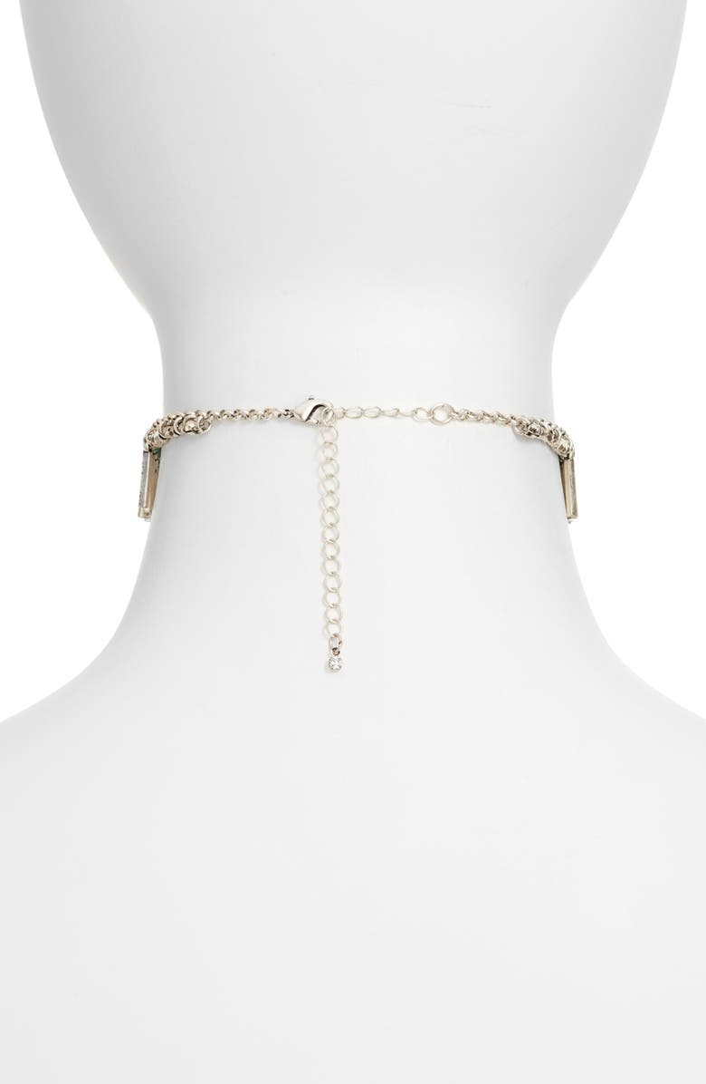 Treasure & Bond Stone Fringe Choker, Alternate, color,