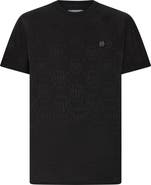 PHILIPP PLEIN Round Neck T-Shirt Jacquard Tennis Monogram Men