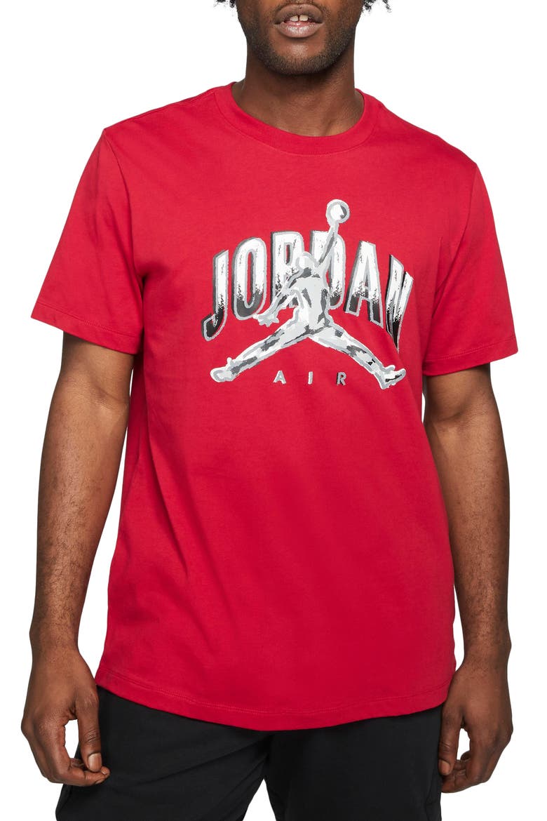 Men's Air Graphic Tee, Main, color, GYM RED