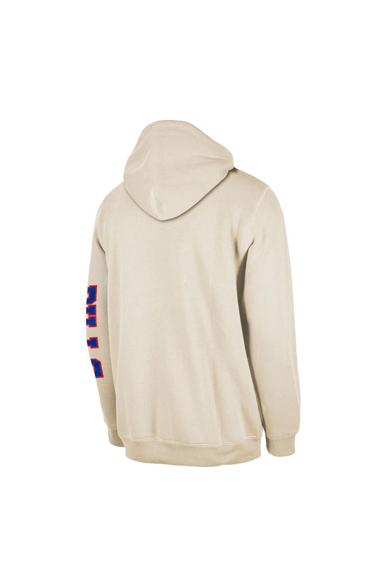 New Era Men's New Era Cream Buffalo Bills Third Down Historic Pullover Hoodie, Alternate, color,