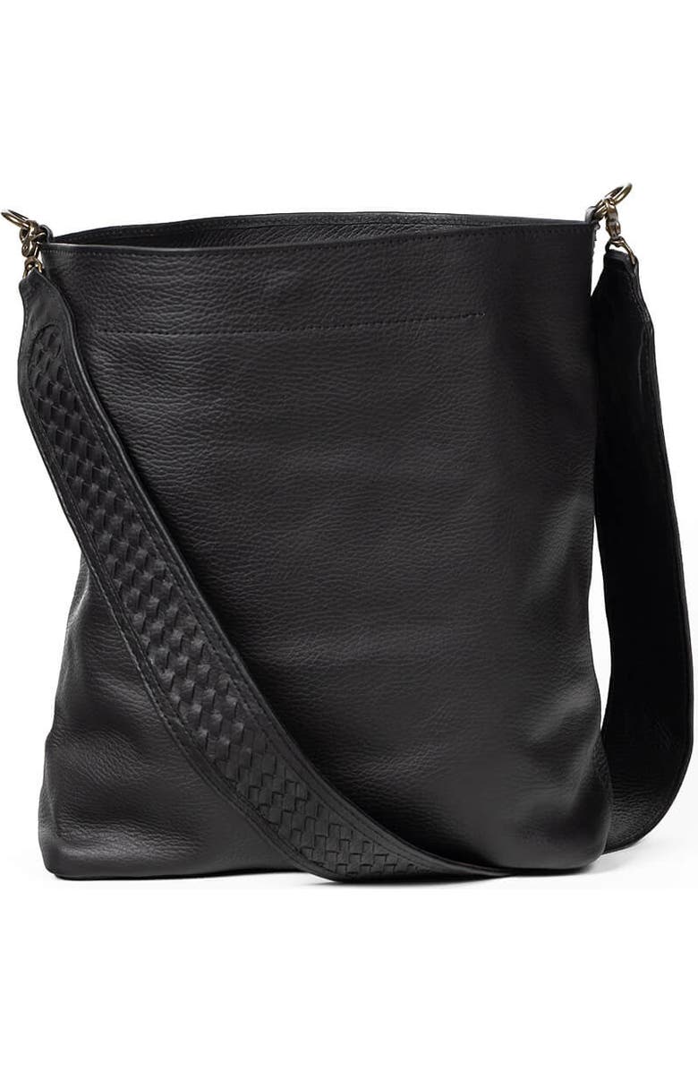 Deux Mains Sarah Shoulder Bag, Main, color, Black