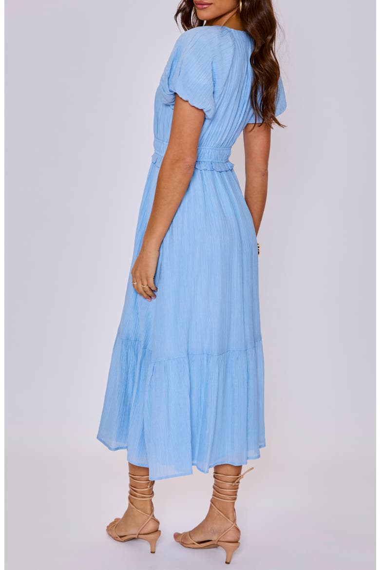 Briar Puff Sleeve Dress, Alternate, color, CORNFLOWER BLUE