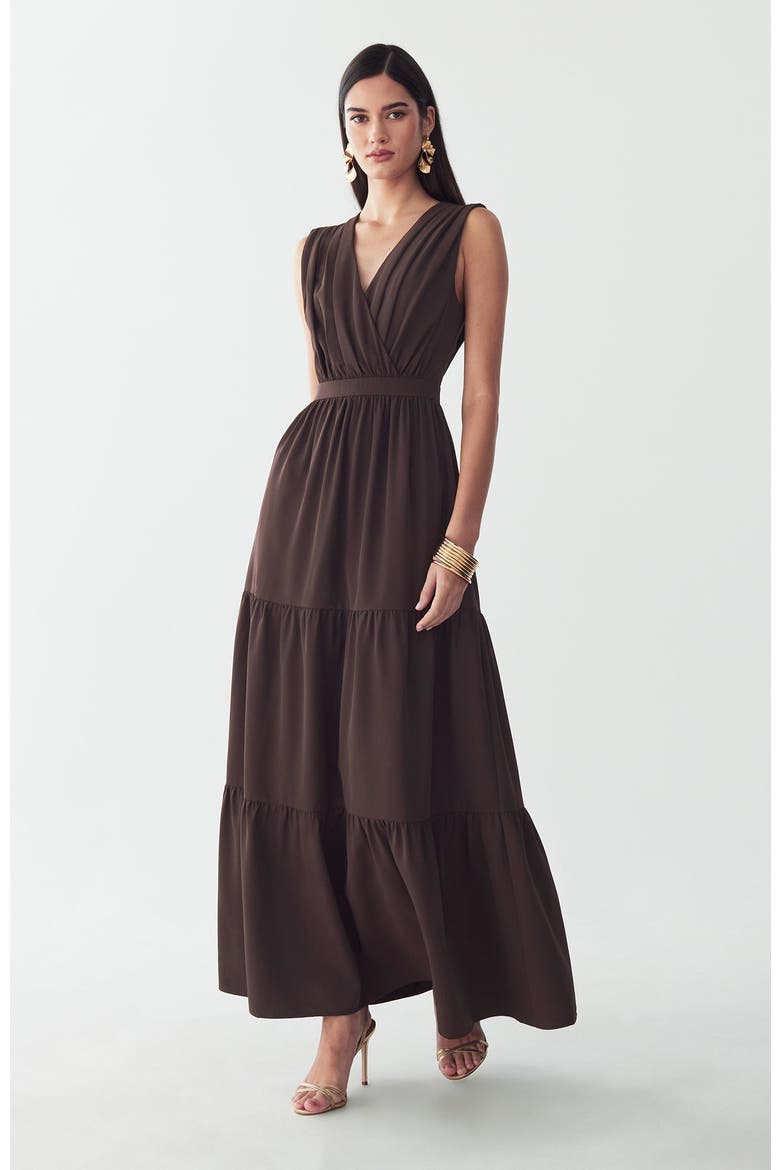 Grennan Maxi Dress, Alternate, color, Chocolate