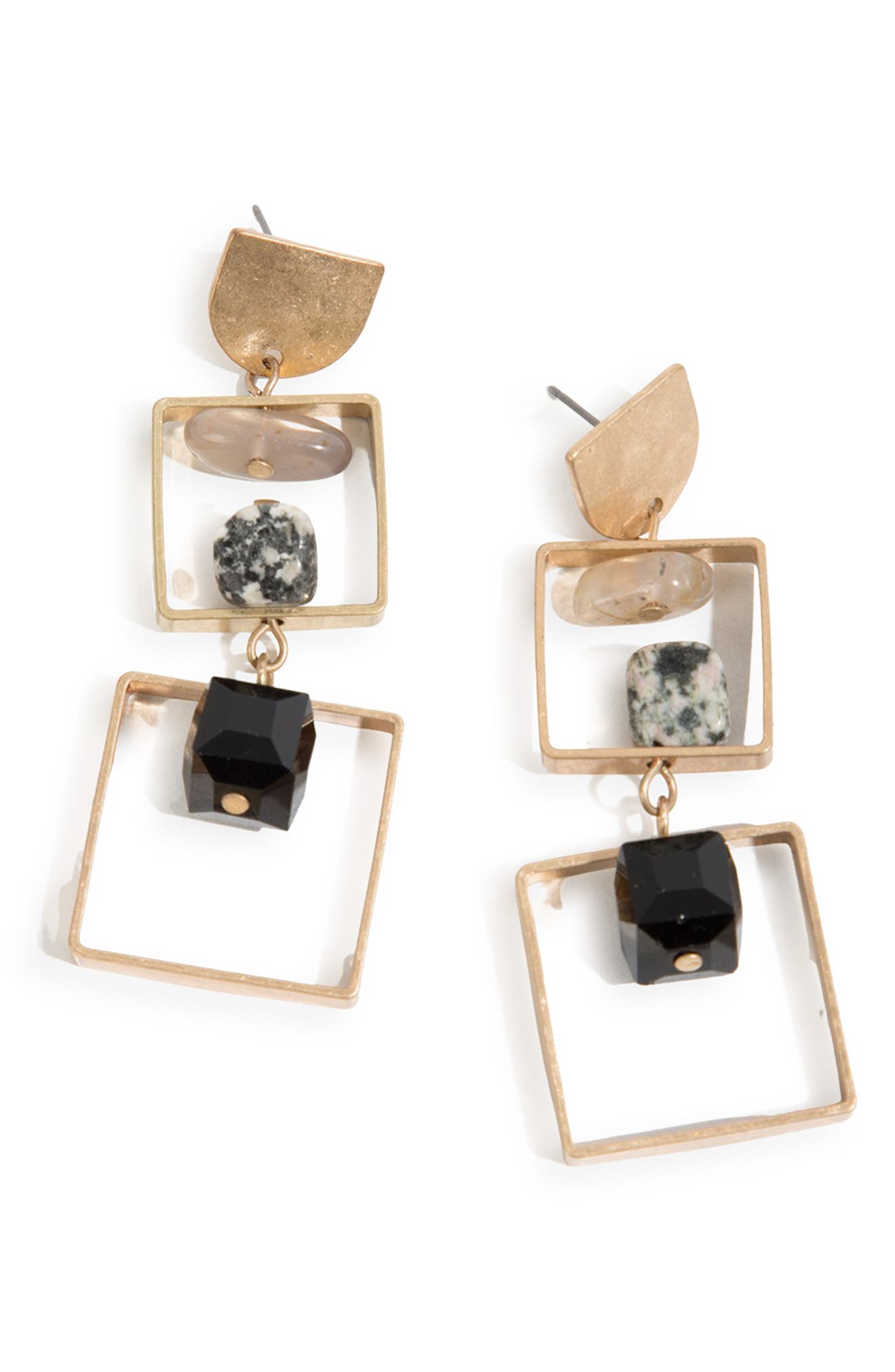 SAACHI Sedona Square Drop Earrings