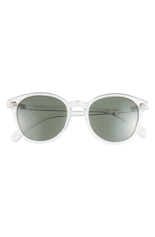 Le Specs Bandwagon 51mm Polarized Sunglasses In Crystal Clear/khaki Mono