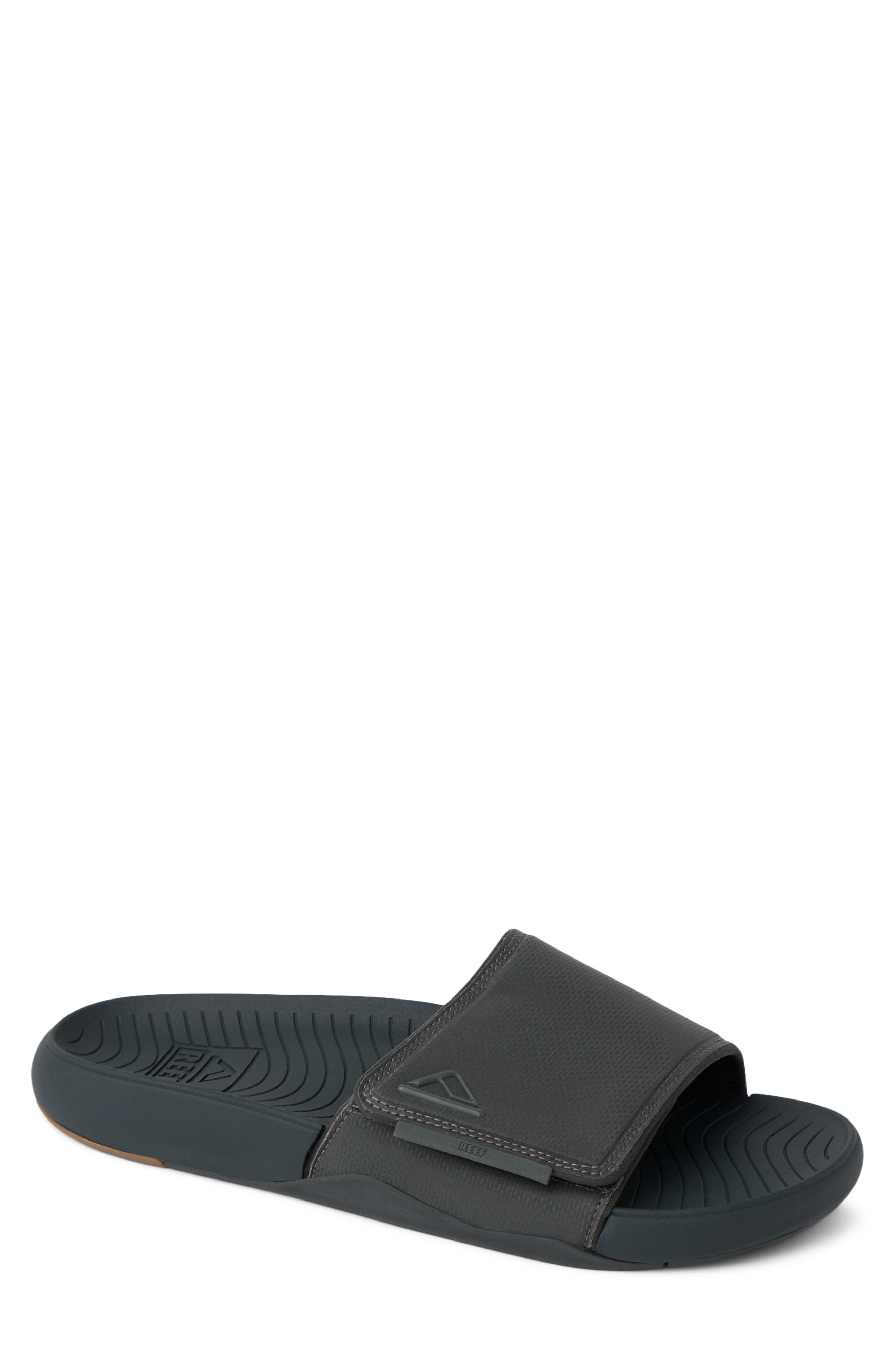 Phantom Slab Slide Sandal, Main, color, BLACK