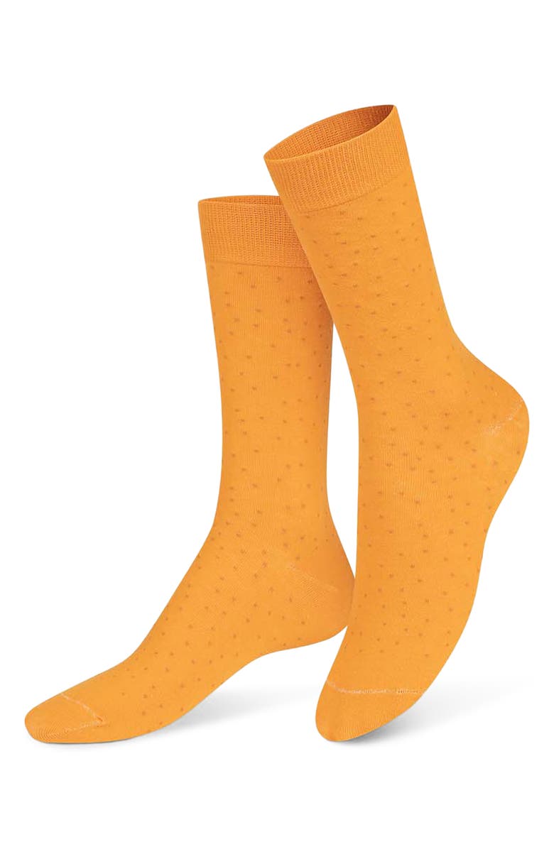 doiy 2-Pack Napoli Pizza Crew Socks, Alternate, color, Orange Multi