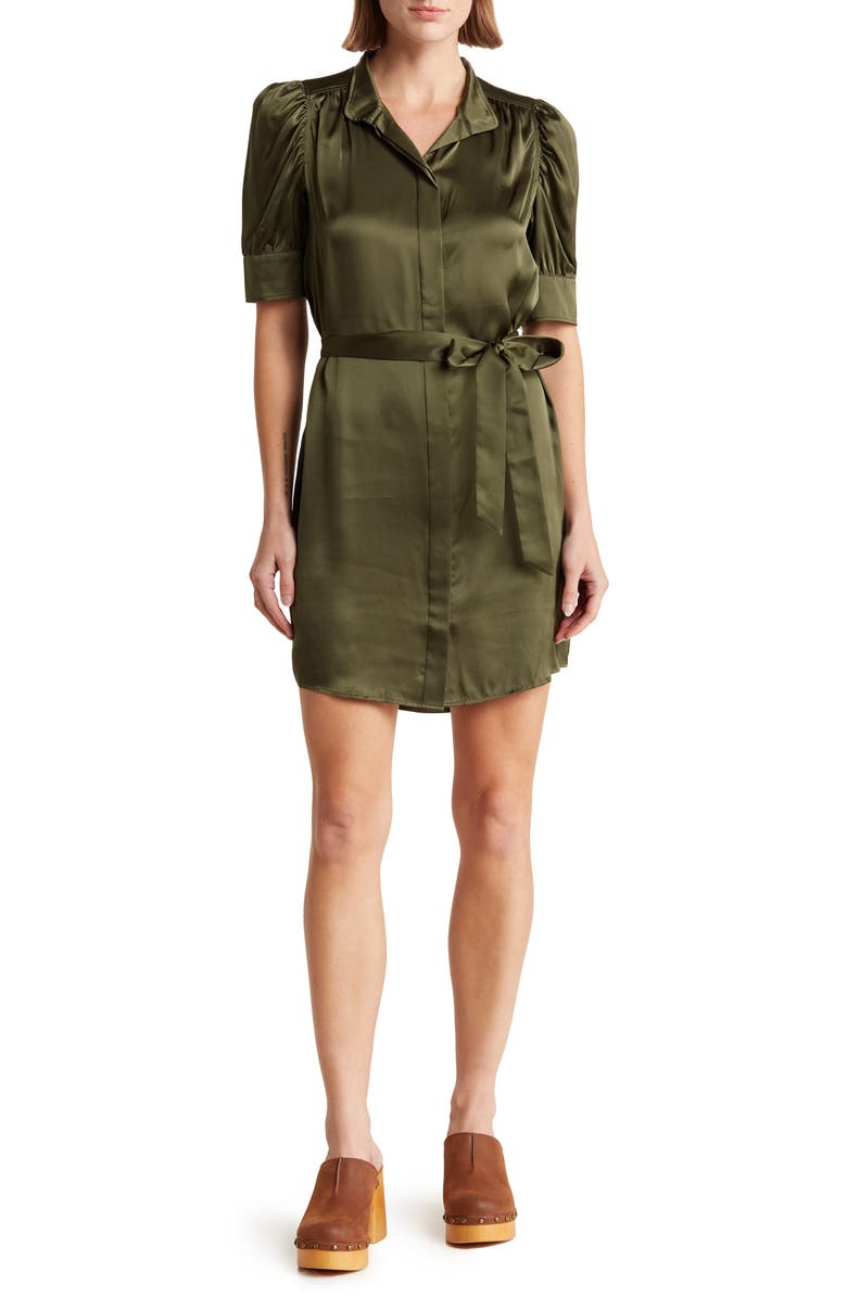 FRAME Gillian Silk Minidress, Main, color,