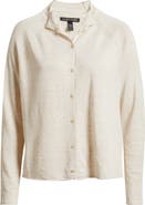 Eileen Fisher Organic Linen & Organic Cotton Cardigan