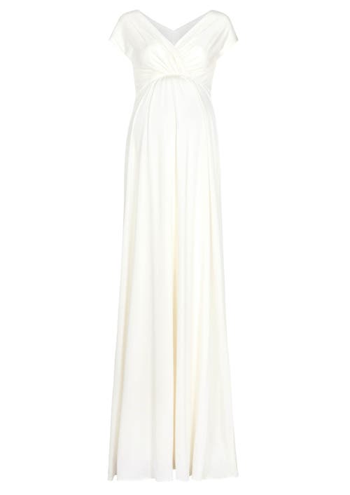 Tiffany Rose Maternity Francesca Maternity Maxi Dress In White