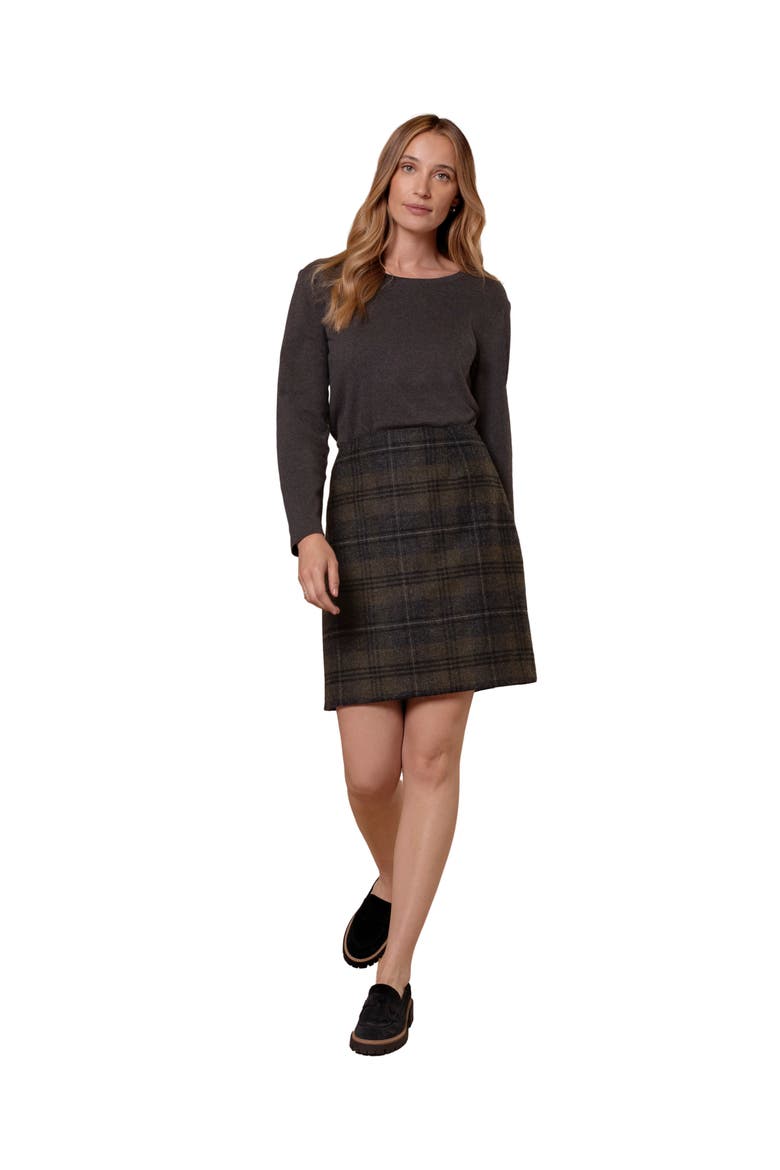 British Celt Wool Skirt, Alternate, color, Cairngorm Heath