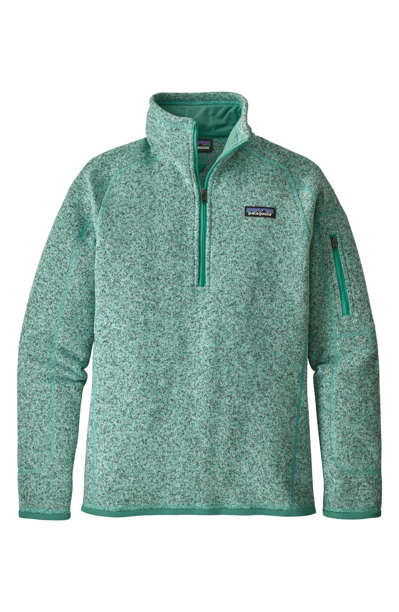 Patagonia Better Sweater Quarter-Zip Fleece Pullover, Main, color,