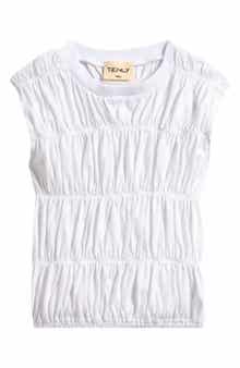 Kids Smocked Tiered Cotton Tank