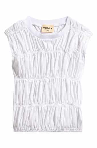 Kids Smocked Tiered Cotton Tank