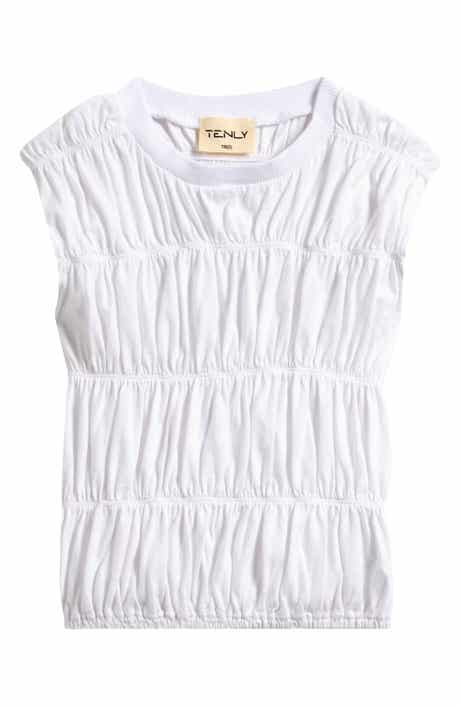 Kids Smocked Tiered Cotton Tank