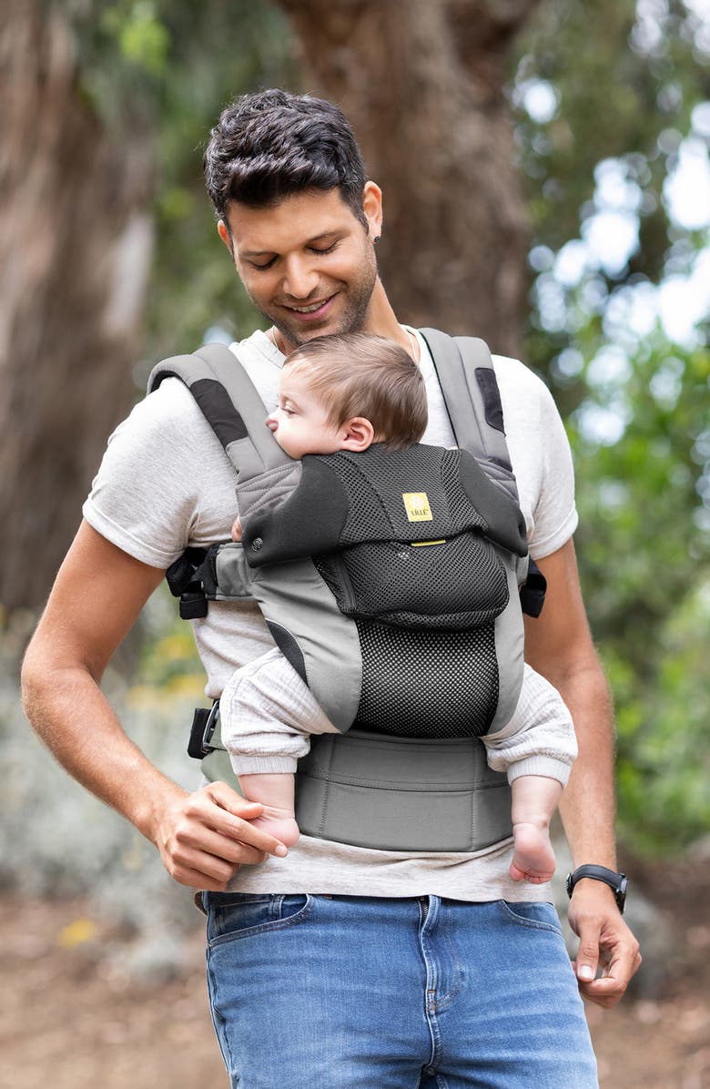 LÍLLÉbaby Complete Airflow Baby Carrier, Alternate, color, Grey/ Black