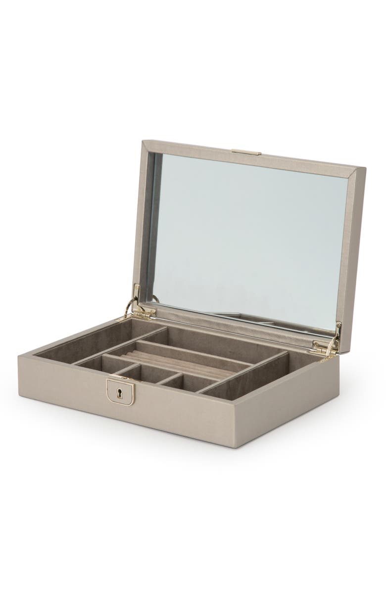 WOLF Palermo Medium Jewelry Box, Alternate, color, Pewter