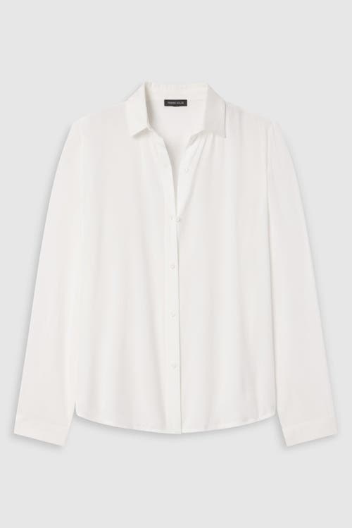 Franne Golde Easy Airy Poplin Button-up Shirt
