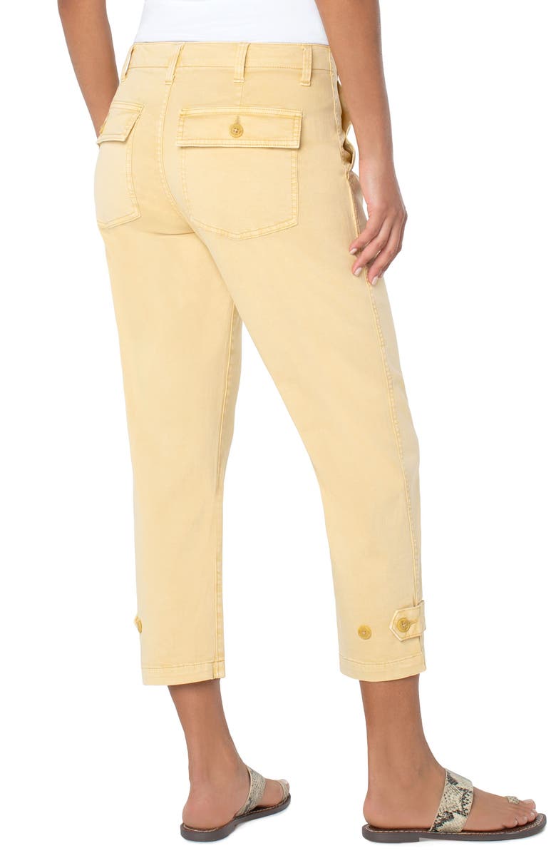 Liverpool Los Angeles Crop Cargo Pants, Alternate, color, 