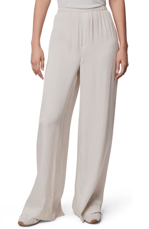 Serena Satin Pull-On Pants