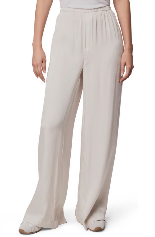 Splendid Serena Satin Pull-on Pants In Neutral