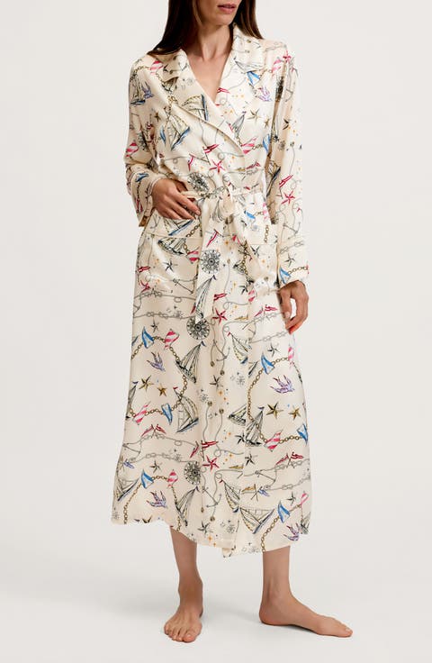 Silk Long Robe