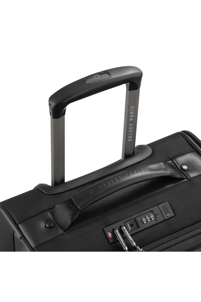 Wagram Softside Expandable 20" Carry On Spinner Luggage, Alternate, color, Black