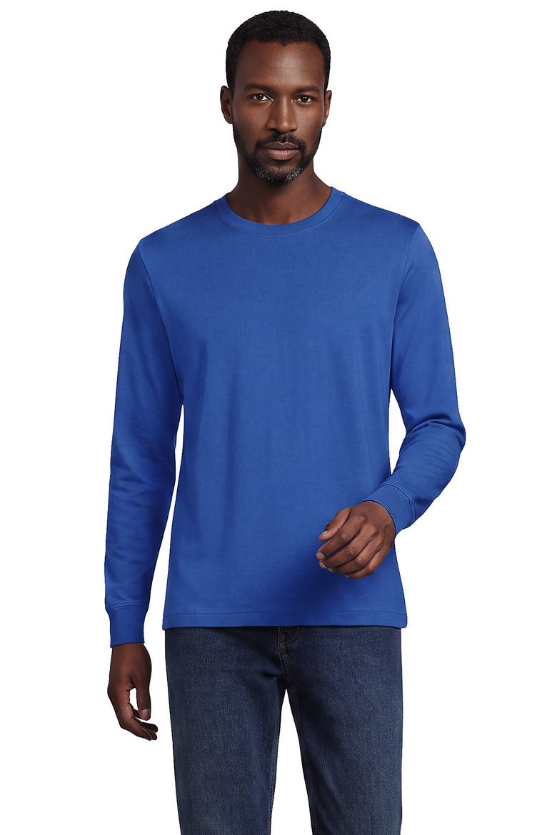 Super-t Long Sleeve T-shirt, Main, color, Muted Cobalt Blue