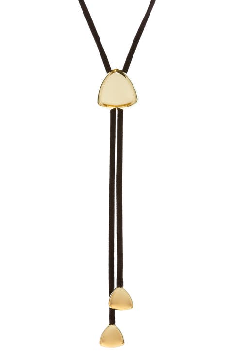 Diana Suede Bolo Necklace