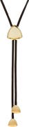 MARLYN SCHIFF Diana Suede Bolo Necklace
