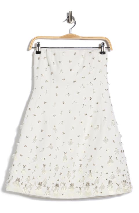 Yasmin Strapless Bustier Minidress