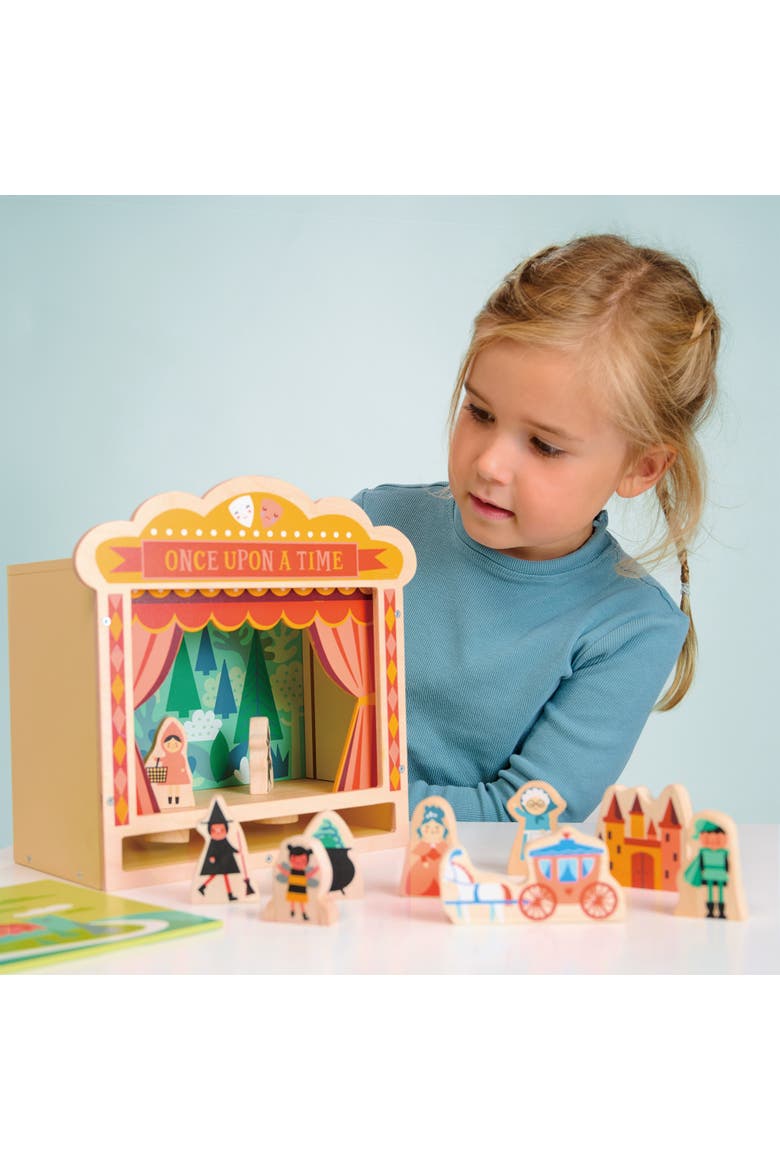 Wooden Tabletop Theatre, Alternate, color, Multi-color