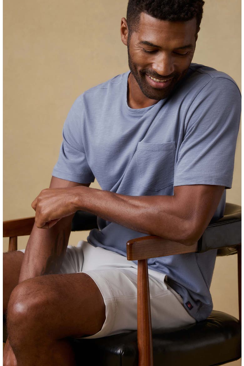 Sunwashed Pocket T-Shirt, Alternate, color, FLINT