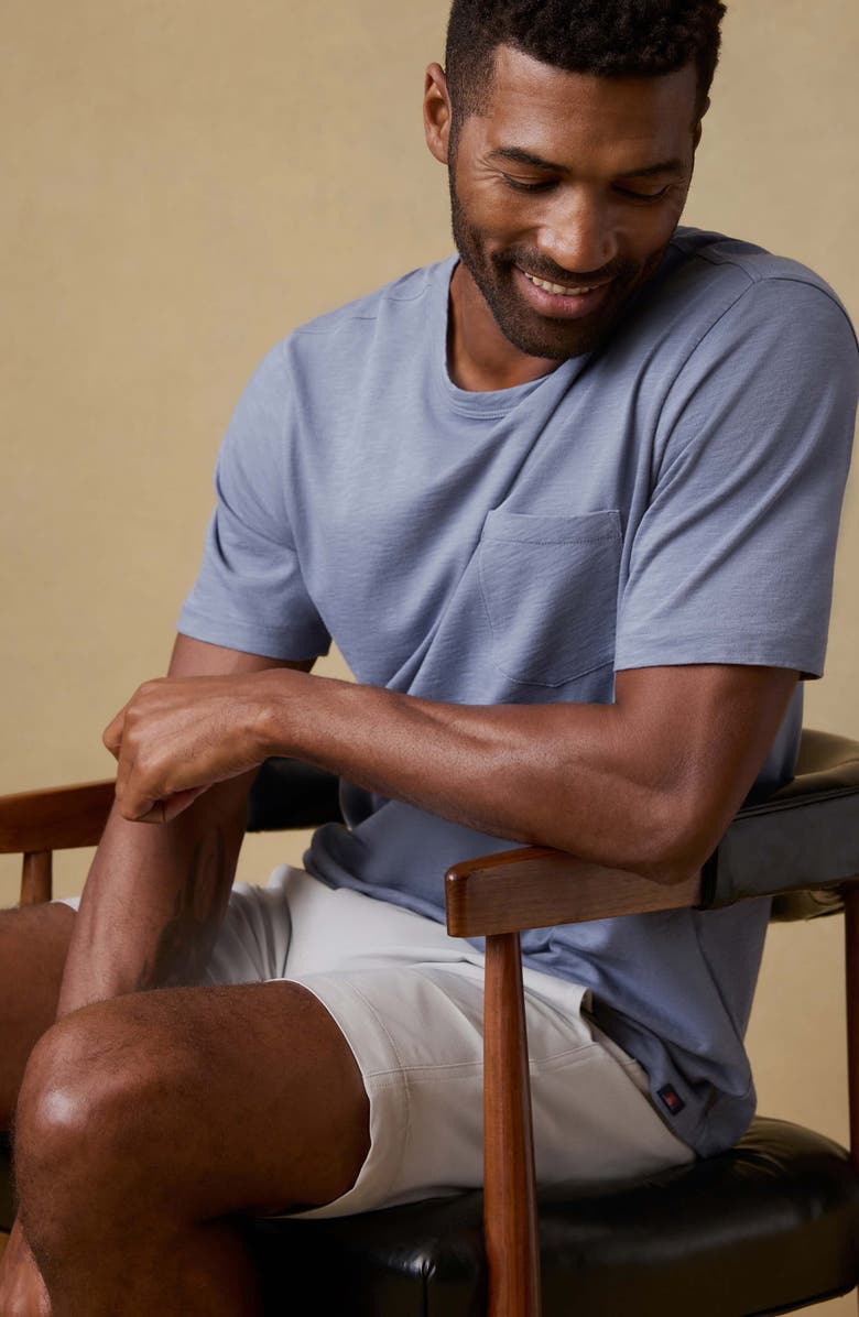 Faherty Sunwashed Pocket T-Shirt, Alternate, color, Flint