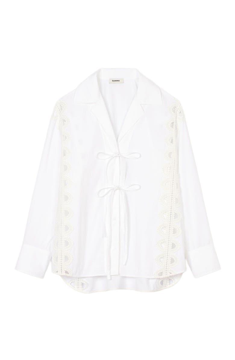 SANDRO Poplin shirt, Alternate, color,