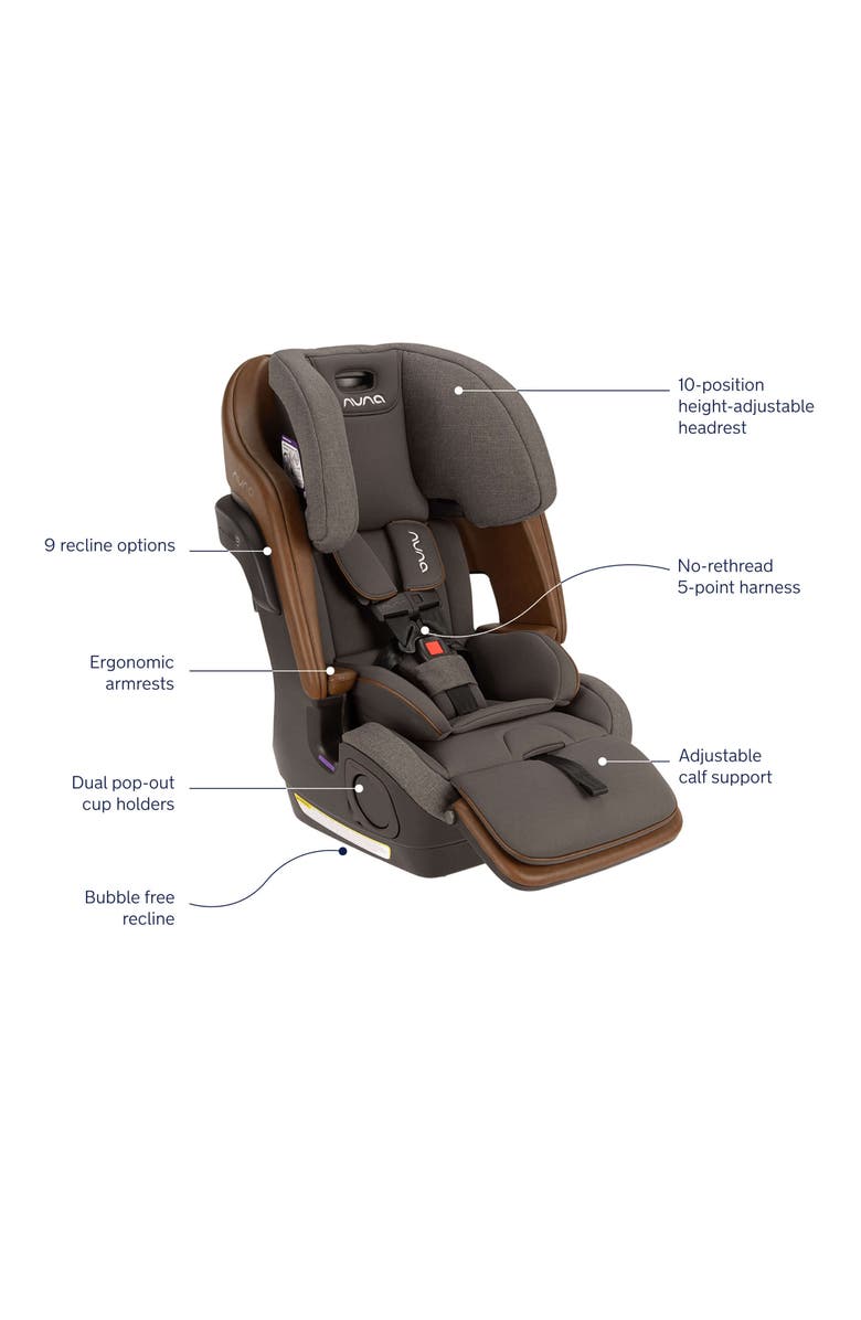 Nuna LUMN Harness to Booster Car Seat, Alternate, color, Granite