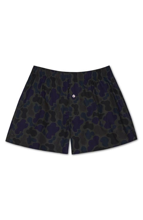 Organic Cotton Duck Camo Boxer Short