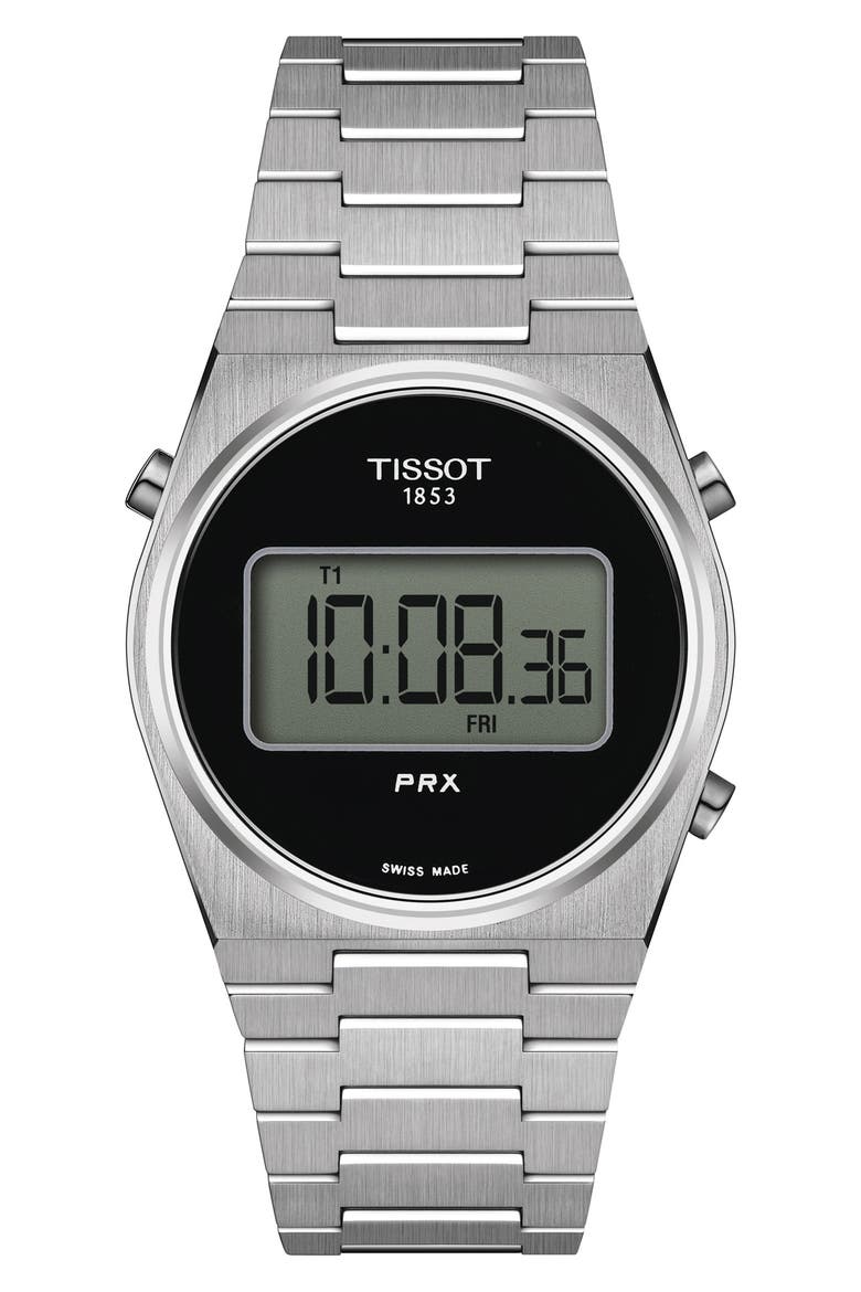 PRX Digital Bracelet Watch, 35mm, Main, color, GREY