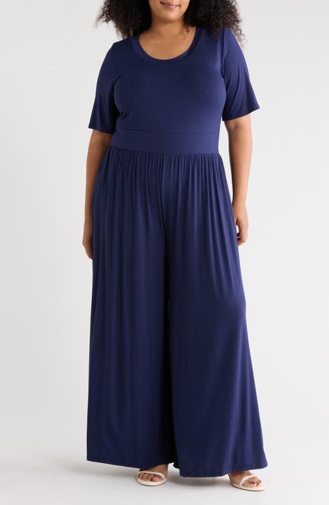 Knit Wide Leg Jumpsuit