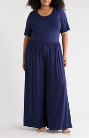 WEST K Knit Wide Leg Jumpsuit