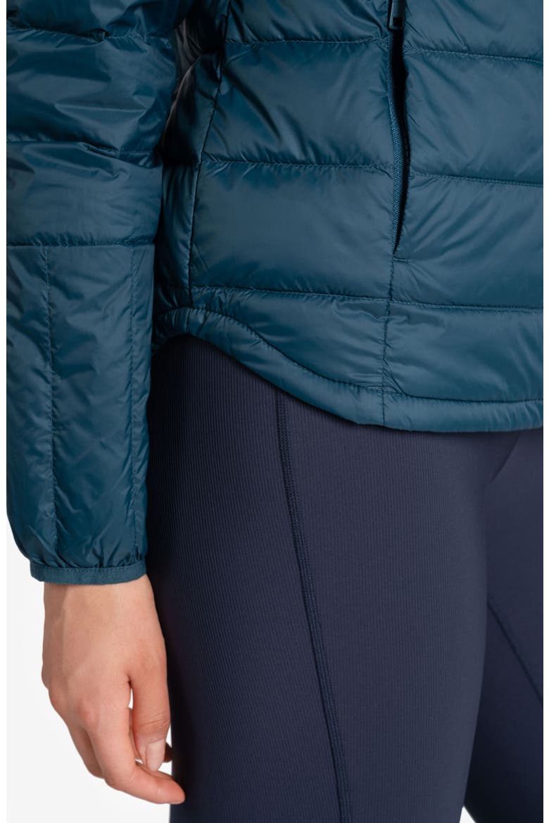 Emeline Water Repellent 550 Fill Power Down Jacket, Alternate, color, FJORD BLUE
