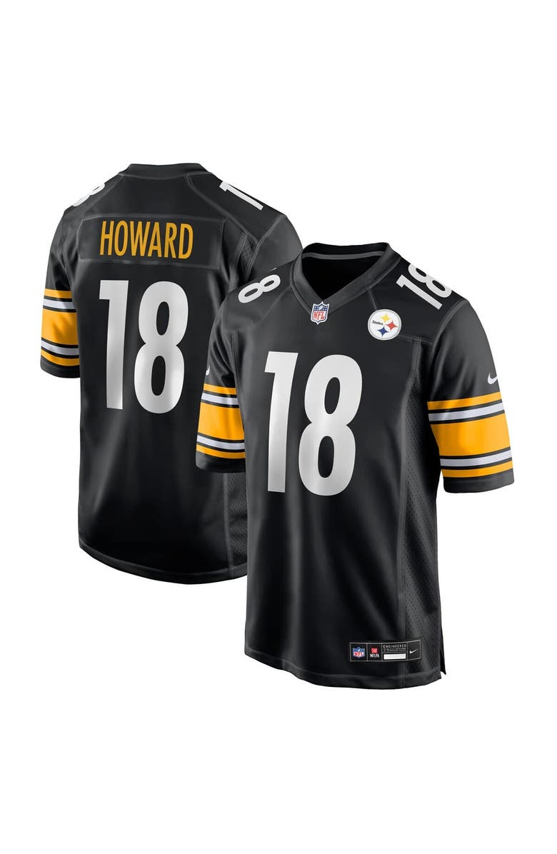 Nike Men's Nike Will Howard  Black Pittsburgh Steelers Team Game Jersey, Main, color, 