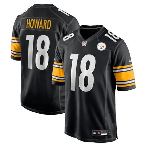 Men's Nike Will Howard  Black Pittsburgh Steelers Team Game Jersey