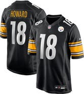 Nike Men's Nike Will Howard  Black Pittsburgh Steelers Team Game Jersey