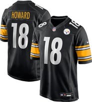 Nike Men's Nike Will Howard  Black Pittsburgh Steelers Team Game Jersey
