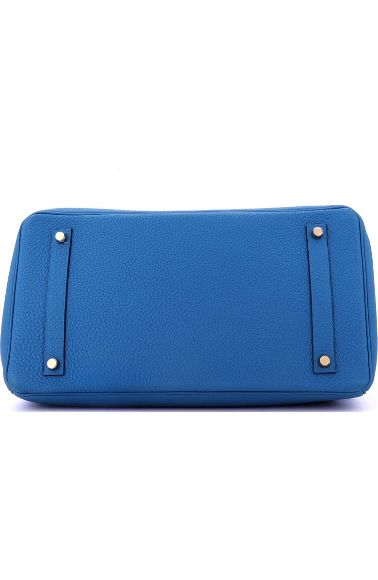 Pre-Owned Hermes Birkin Handbag Blue Togo with Gold Hardware 35, Alternate, color,