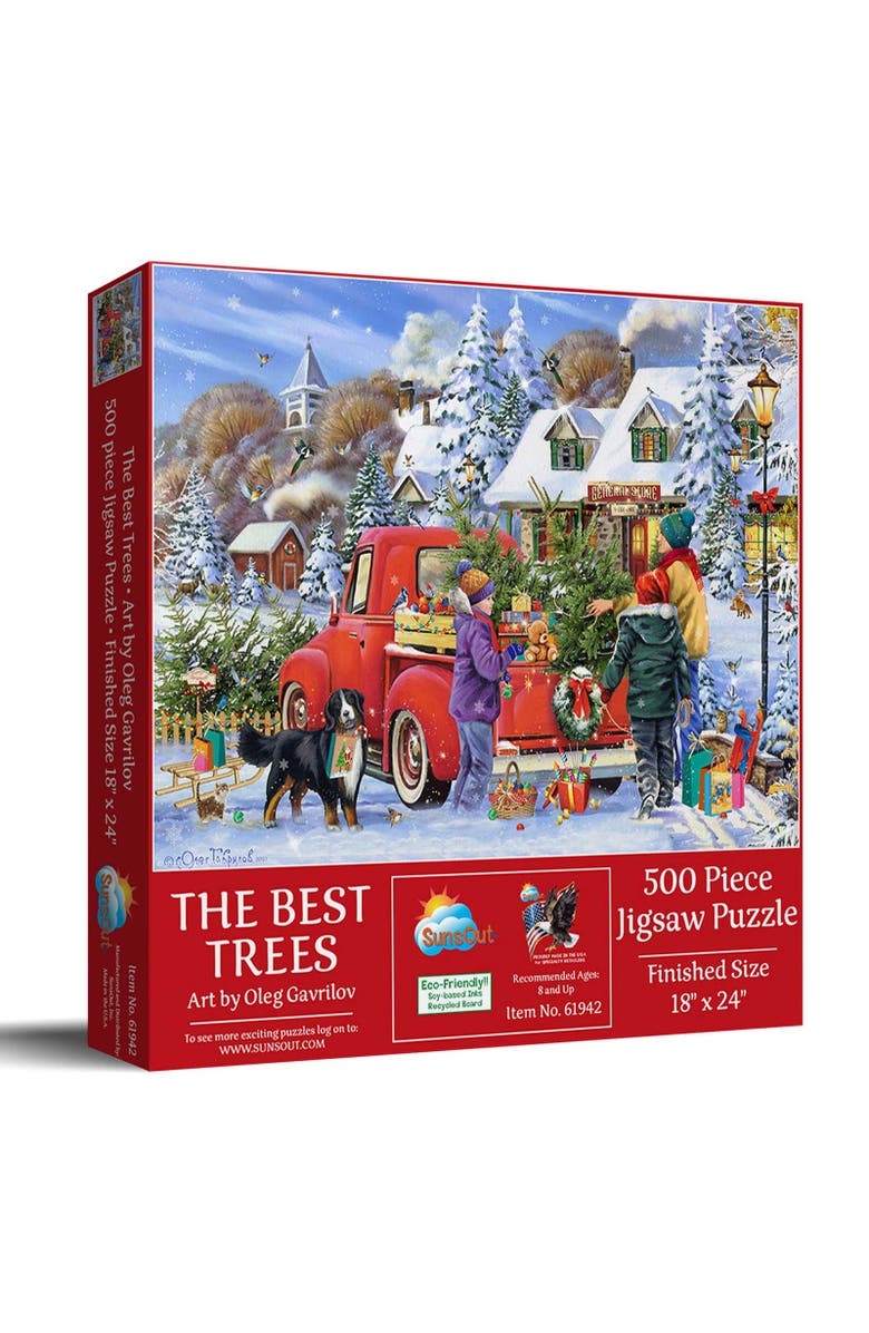 Sunsout The Best Trees 500 piece Jigsaw Puzzle for Adults, Main, color, Multicolor