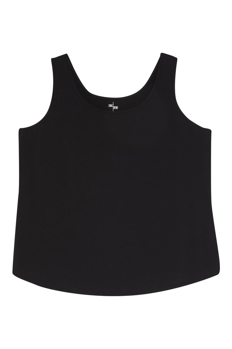 Perfect Scoop Neck Tank, Alternate, color, BLACK ONYX