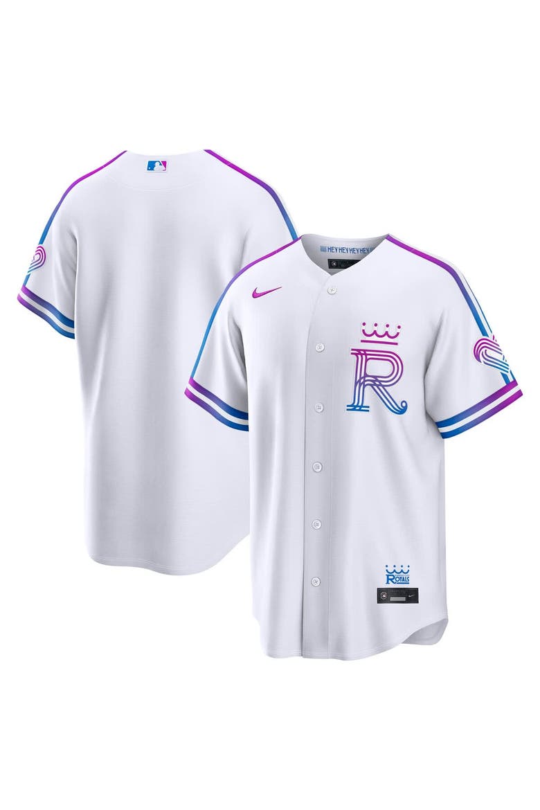 Men's Nike  White Kansas City Royals 2026 City Connect Stadium Jersey, Main, color, White
